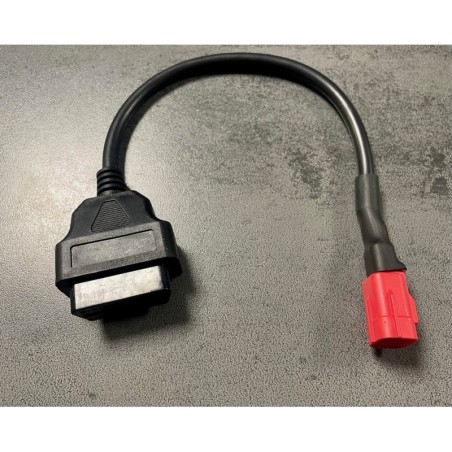 Câble OBDII pour Euro5 rouge