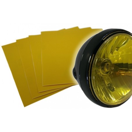 Sticker phare jaune